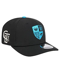 New Era Men's Black Charlotte Fc 2025 Jersey Hook 9SEVENTY Stretch-Snap Hat