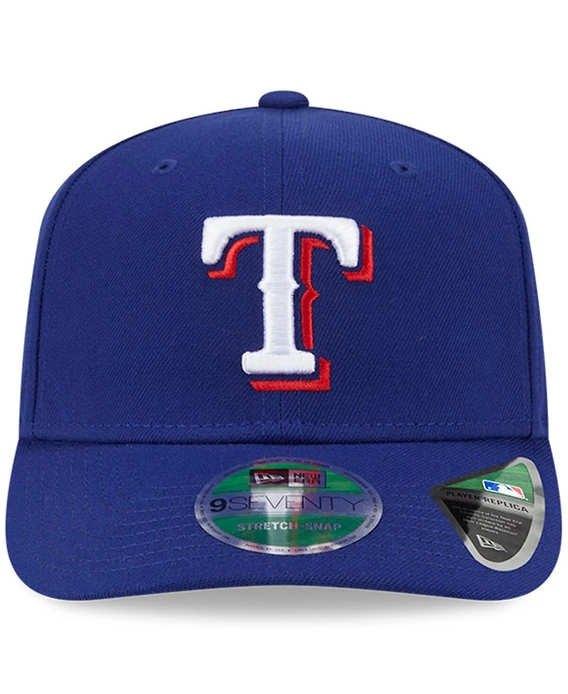 New Era Men's Dark Blue Texas Rangers Player Replica 9SEVENTY Adjustable Hat