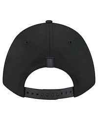 New Era Men's Black Detroit Red Wings Game Day Stealth Flag 9FORTY A-Frame Adjustable Hat