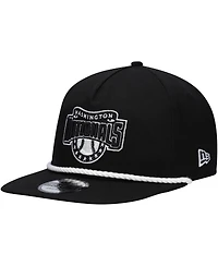 New Era Men's Black Washington Nationals Golfer Snapback Hat