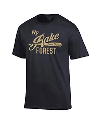 Champion Men's Black Wake Forest Demon Deacons Rake T-Shirt