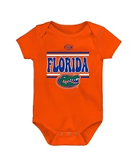 Outerstuff Baby Boys and Girls 3-Pack Florida Gators Sunday Comics Bodysuit Set