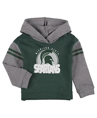 Outerstuff Girls Toddler 2-Piece Michigan State Spartans Clubhouse Pullover Hoodie and Legging Set