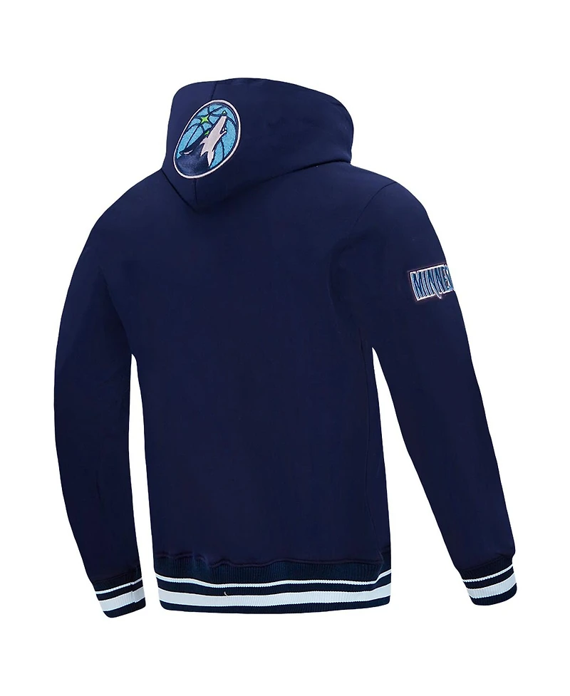 Pro Standard Men's Navy Minnesota Timberwolves Area Code Pullover Hoodie