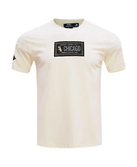 Pro Standard Men's Cream Chicago White Sox Club Member Badge T-Shirt