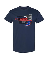 Hendrick Motorsports Team Collection Men's Navy Kyle Larson T-Shirt