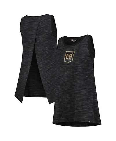 5th & Ocean Women's Black Lafc Athletic Cross Back Tank Top