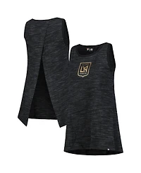 5th & Ocean Women's Black Lafc Athletic Cross Back Tank Top