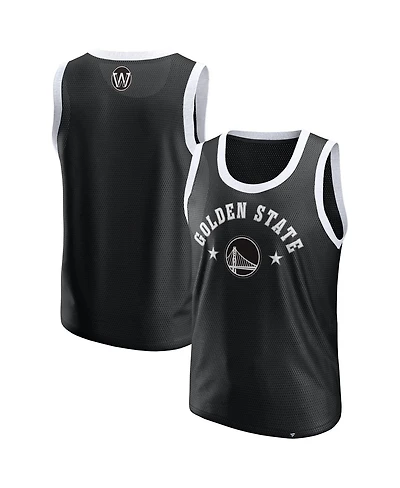 Fanatics Men's Black Golden State Warriors Mesh Tank Top