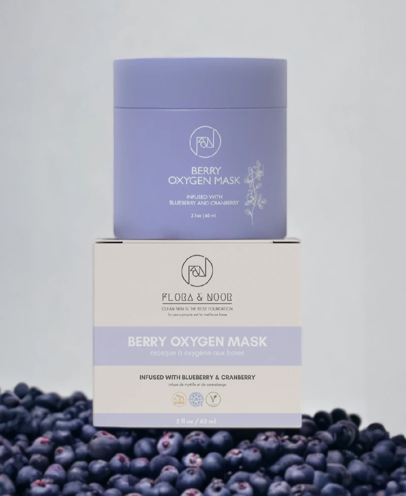 Flora & Noor Berry Oxygen Mask With Glycolic Acid