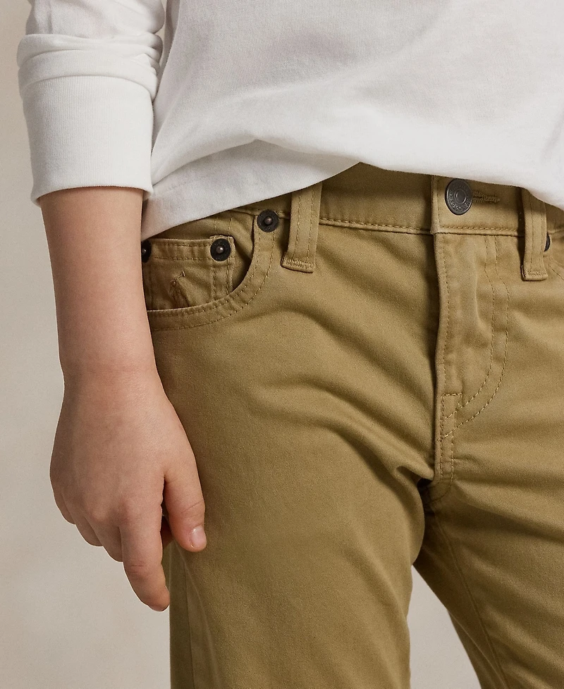Polo Ralph Lauren Toddler and Little Boys Sullivan Slim Stretch Sateen Pant