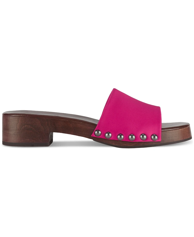 Jeffrey Campbell Cambrie Wooden Platform Slide Sandals