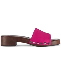 Jeffrey Campbell Cambrie Wooden Platform Slide Sandals