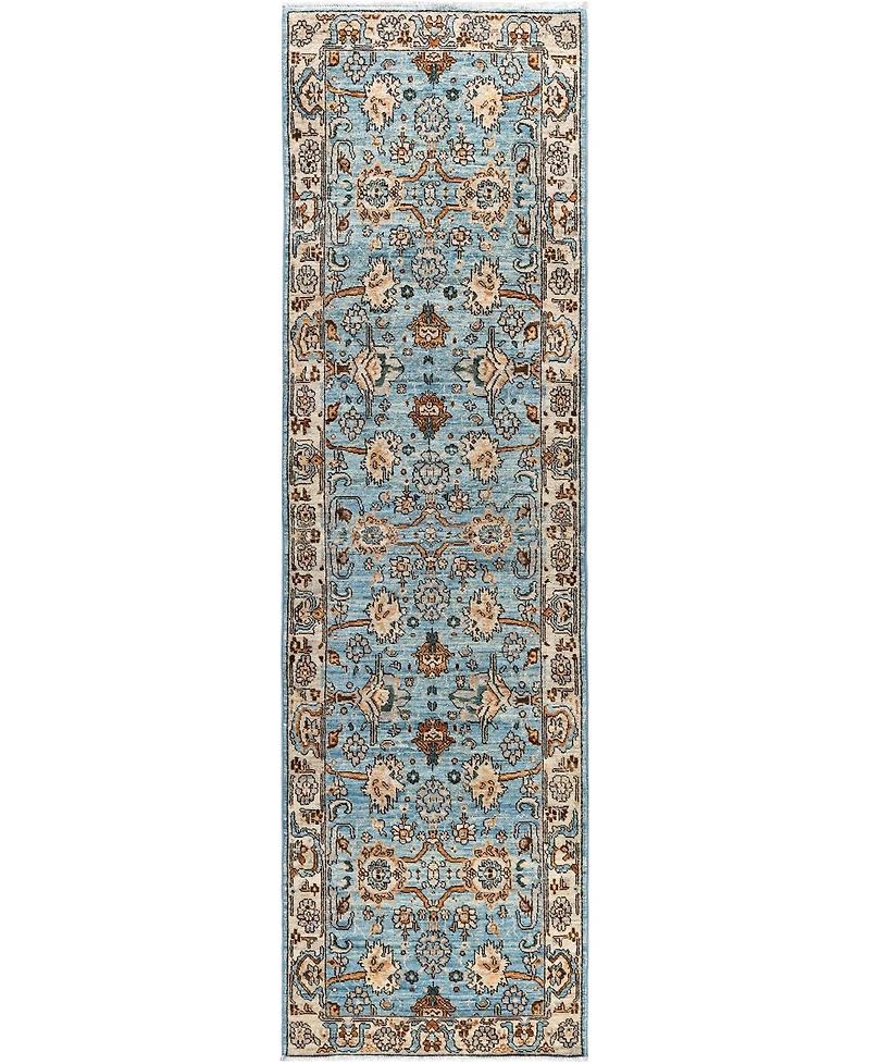Adorn Hand Woven Rugs Serapi M1945 2'8''x9'5'' Runner Area Rug