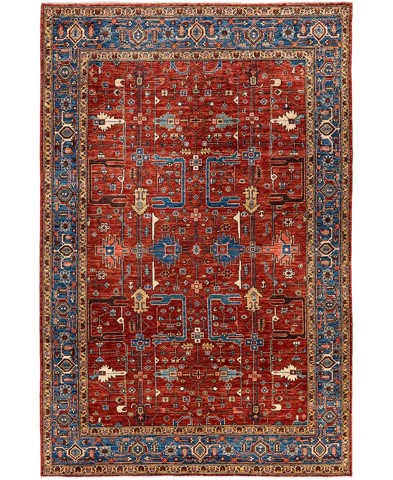 Adorn Hand Woven Rugs Serapi M1945 6'x9' Area Rug
