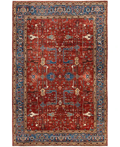 Adorn Hand Woven Rugs Serapi M1945 6'x9' Area Rug