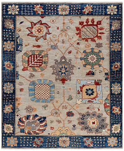 Adorn Hand Woven Rugs Colorful Oushak M1945 8'1''x9'9'' Area Rug