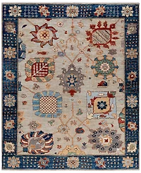 Adorn Hand Woven Rugs Colorful Oushak M1945 8'1''x9'9'' Area Rug