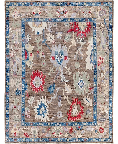 Adorn Hand Woven Rugs Colorful Oushak M1945 9'x11'11'' Area Rug