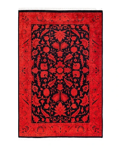 Adorn Hand Woven Rugs Fine Vibrance M1452 4'1''x6'1'' Area Rug