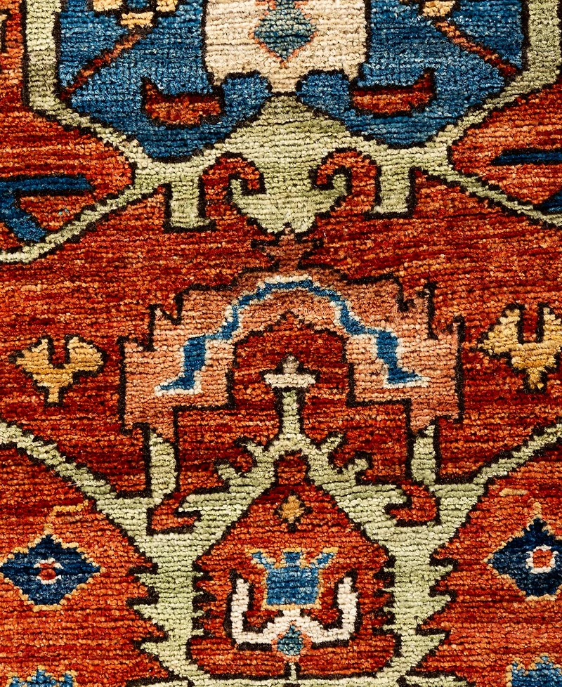 Adorn Hand Woven Rugs Serapi M1945 2'9''x9'8'' Runner Area Rug