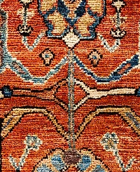 Adorn Hand Woven Rugs Serapi M1945 2'7''x10' Runner Area Rug