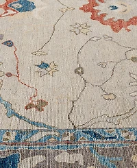 Adorn Hand Woven Rugs Colorful Oushak M1945 8'2''x9'10'' Area Rug
