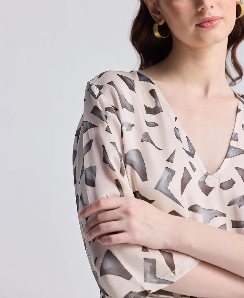 Reistor Women's Maxi Dress with Side Slits Mosaic