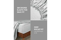Superior Egyptian Cotton 850 Thread Count Solid Bed Sheet Set,California King