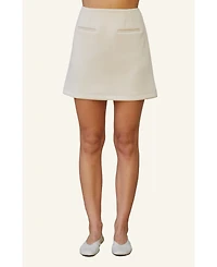Crescent Women's Jinny Scuba Mini Skirt