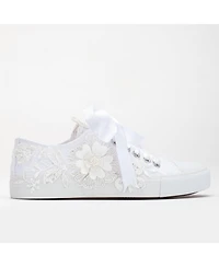 Peyton Floral Lace Bridal Sneakers