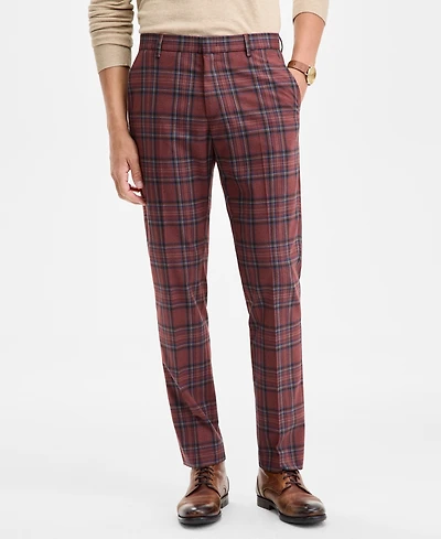 Tommy Hilfiger Men's Tartan Modern-Fit Dress Pants