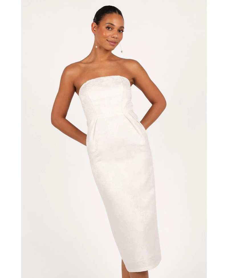 Petal and Pup Women's Avah Strapless Midi Dress