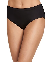 Jockey Smooth and Shine Seamfree Heathered Hipster Underwear 2187, available in extended sizes