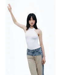 Nocturne Women's Washed High Waist Jeans
