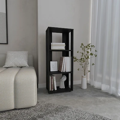 Laurier Office Library, 3 Shelves, White