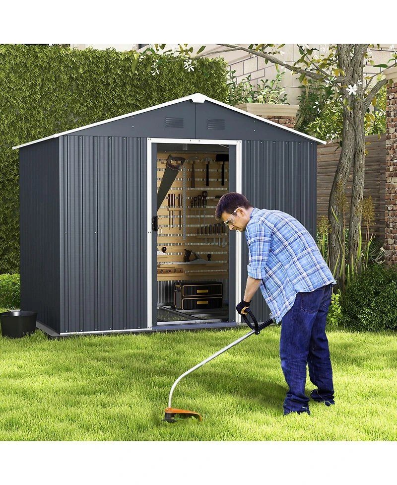 Outside Storage Shed with Lock Air Window