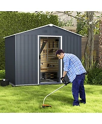 Outside Storage Shed with Lock Air Window