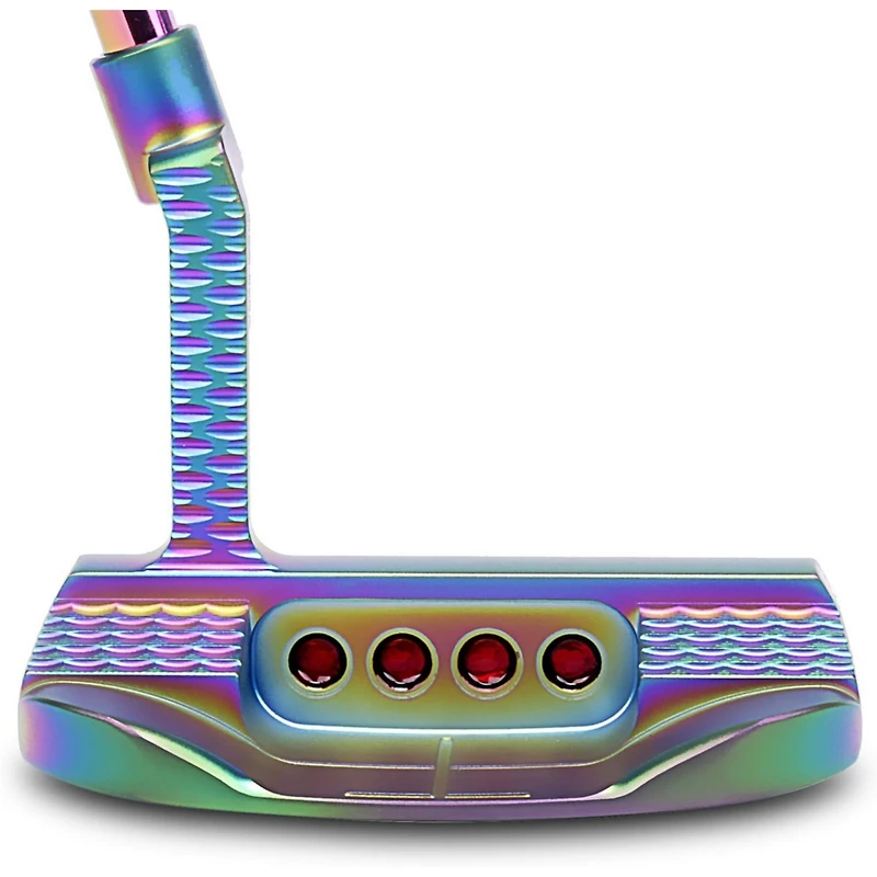 Wosofe 33inch Golf Club Putter Men's Right Hand with Black Red HeadCovers Pu Grip Cnc Steel Mallet Professional