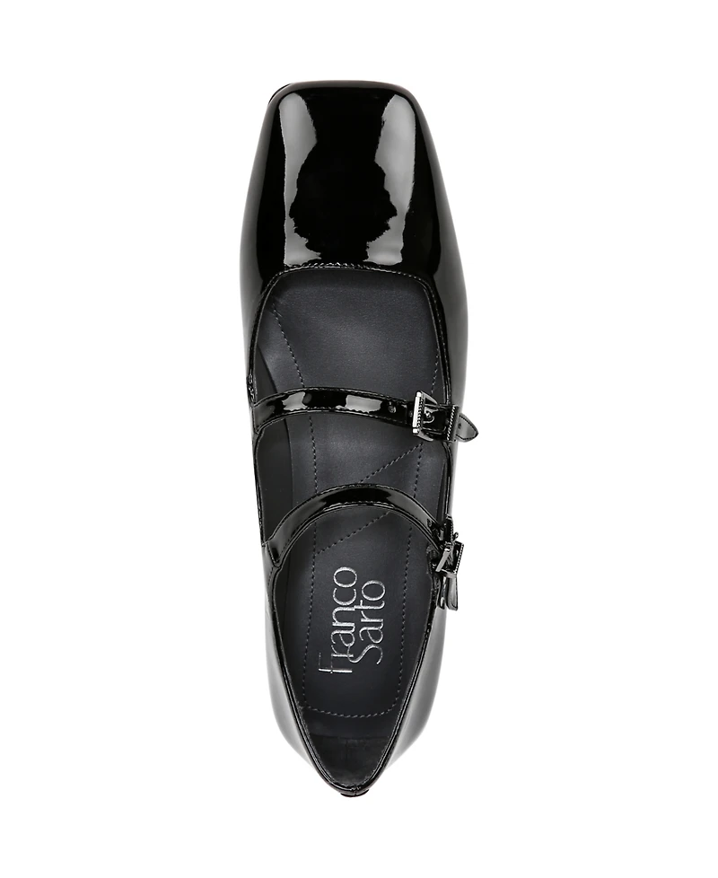 Franco Sarto Women's Tesoro Square Toe Mary Jane Flats