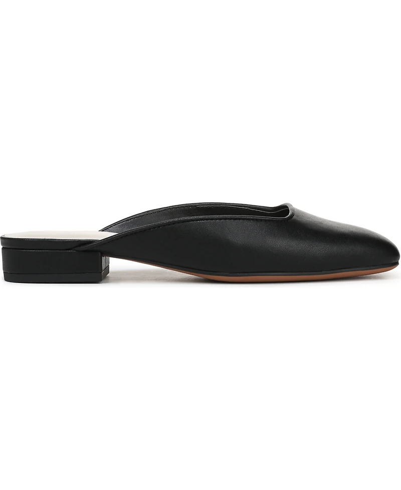 Franco Sarto Women's Dayla Square Toe Block Heel Mules