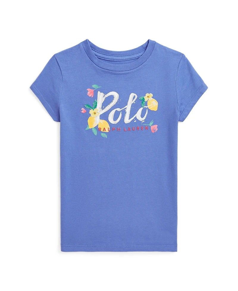 Polo Ralph Lauren Toddler and Little Girls Logo Jersey T-Shirt