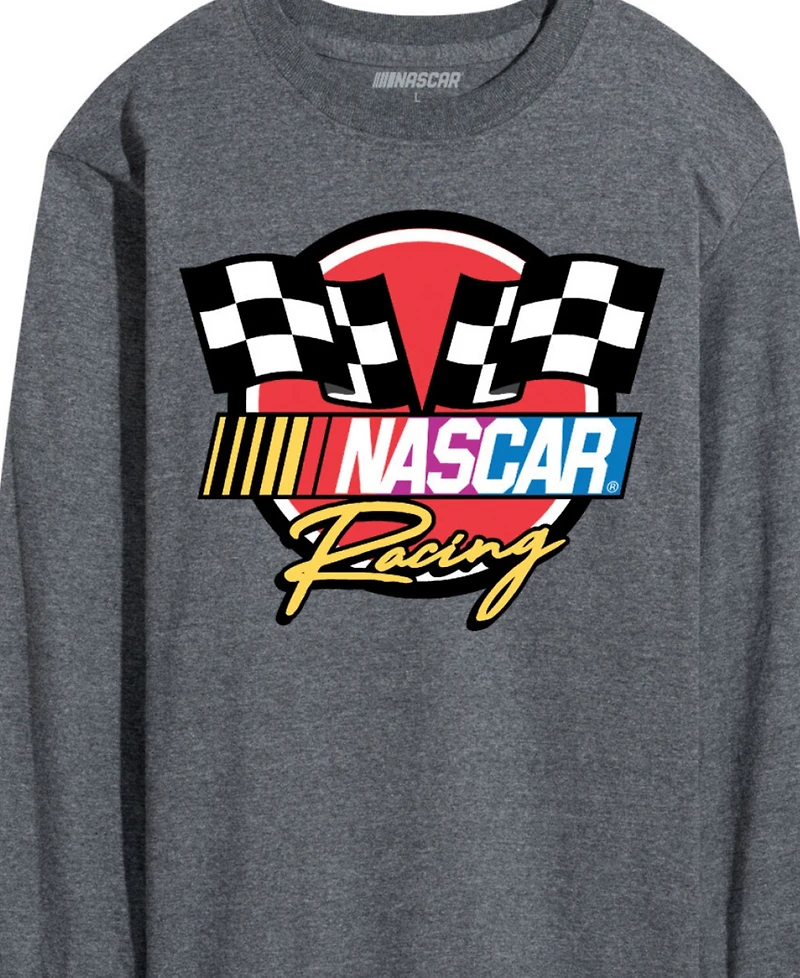 Airwaves Men's Nascar Racing Logo Long Sleeve T-Shirt