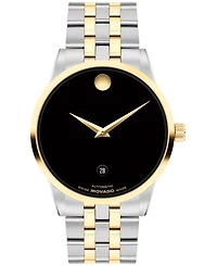 Movado Men's Museum Classic Swiss Automatic Stainless-Steel Yellow Pvd Watch, 40mm