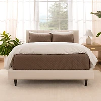 Bare Home Ultra-soft Diamond Stitched Coverlet Set