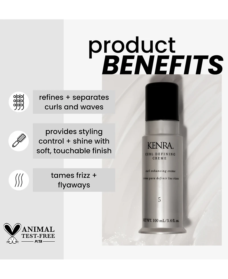 Kenra Professional Curl Defining Cream 5, 3.4oz