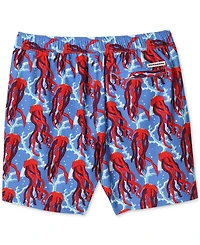 Scotch & Soda Men's Under the Sea Jellyfish Graphic Swim Trunks