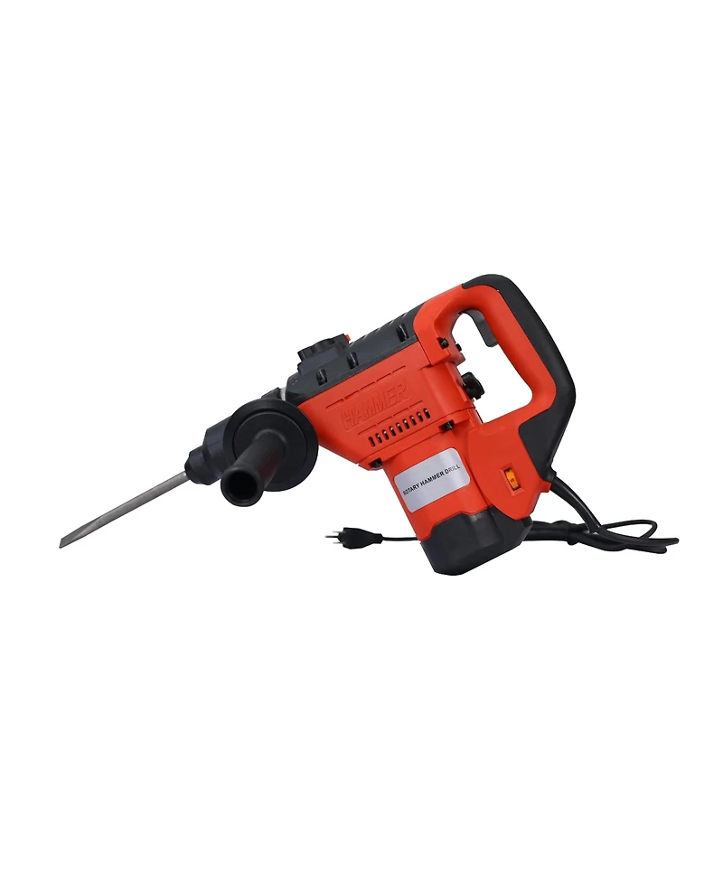 Rotary Hammer 1100W(Red + Black) 1-1/2" Sds Plus Rotary Hammer Drill 3 Functions