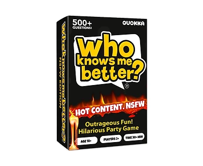 Quokka Who Knows Me Better? - Hot Content Edition Teens & Family Card Trivia Game | Fun Learning Educational Questions for Families