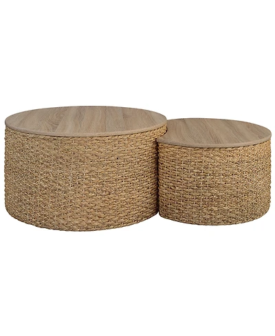 Gallerie Decor Saxony Nesting Coffee Table With Storage